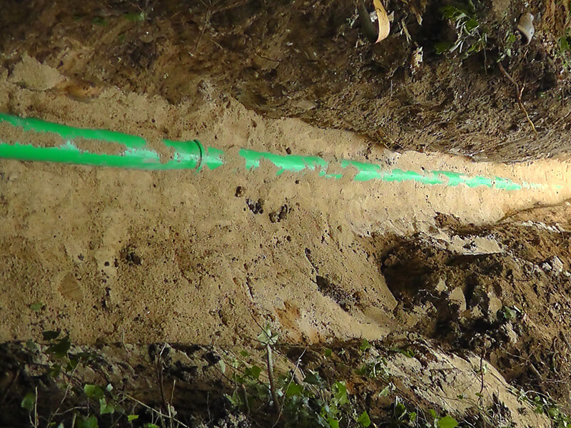 Neuer Kanal nach seiner Verlegegung Neuer Kanal nach seiner Verlegegung