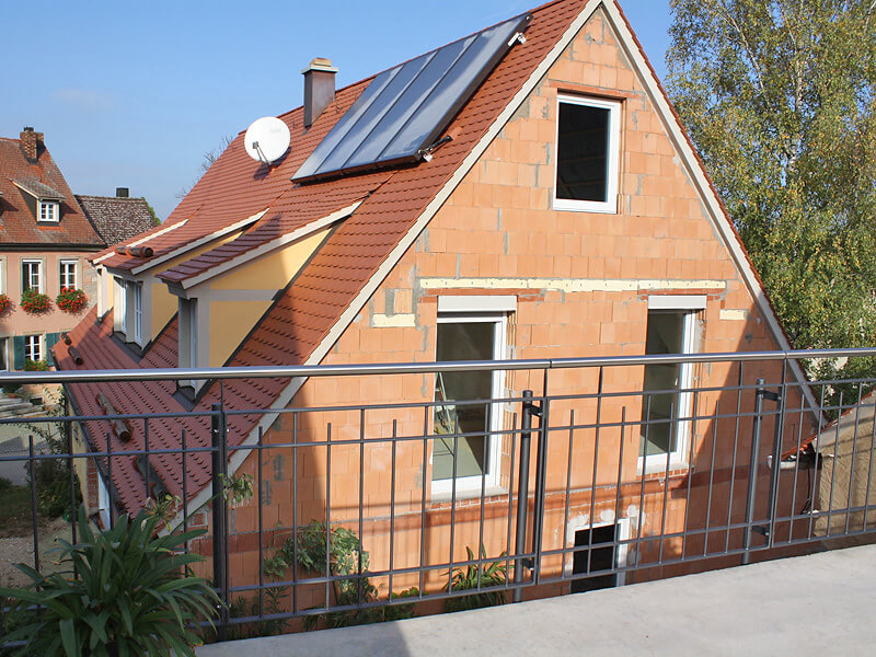 Wiedemann Haus mit Anbau nach Abbruch Wiedemann Haus mit Anbau nach Abbruch