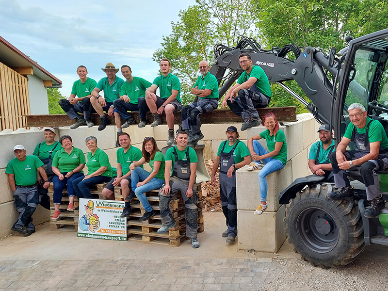 Das Team von Wiedemann Bauprofi
