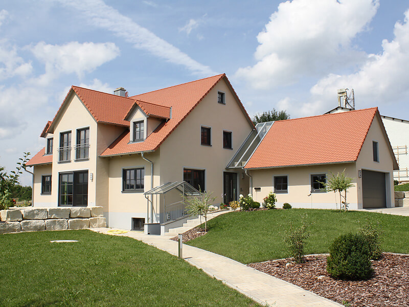 Neubau mit Wiedemann